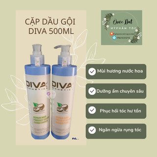 Cặp dầu gội xả diva phục hồi giữ màu chính hãng công ty cam kết 100% chuẩn