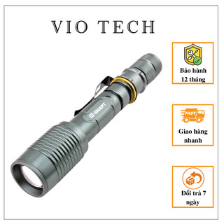 Đèn pin cầm tay chiếu sáng có thể phóng to thu nhỏ tiện lợi T6