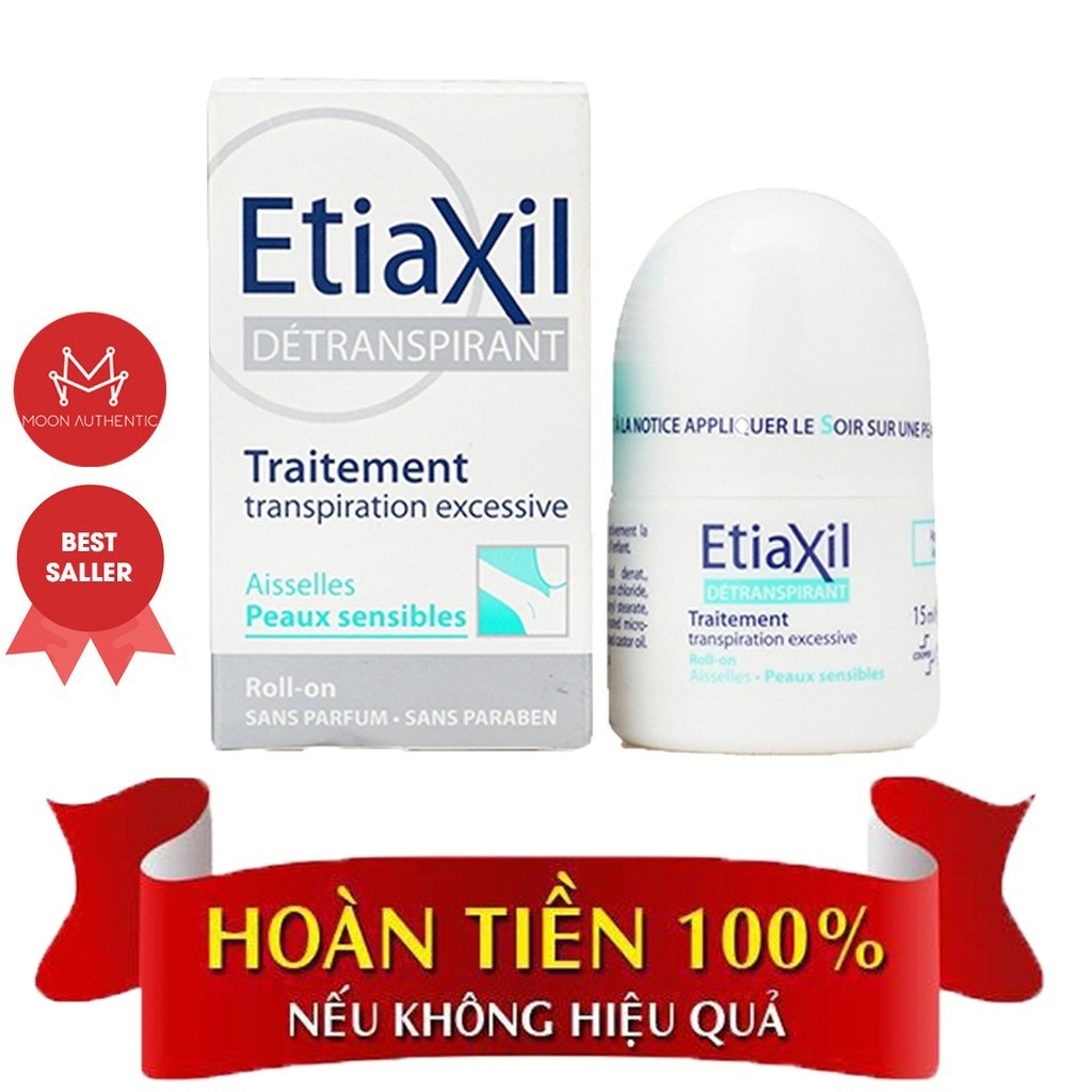 Lăn khử mùi Etiaxil hỗ trợ cải thiện mùi hôi hiệu quả chính hãng Pháp 15ml | BigBuy360 - bigbuy360.vn