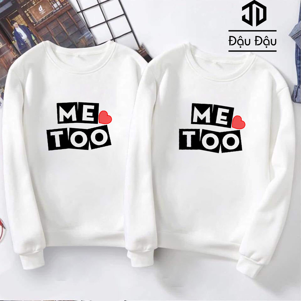 Áo Nỉ unisex Đôi Thu Đông Thời Trang(GIÁ 1 ÁO)