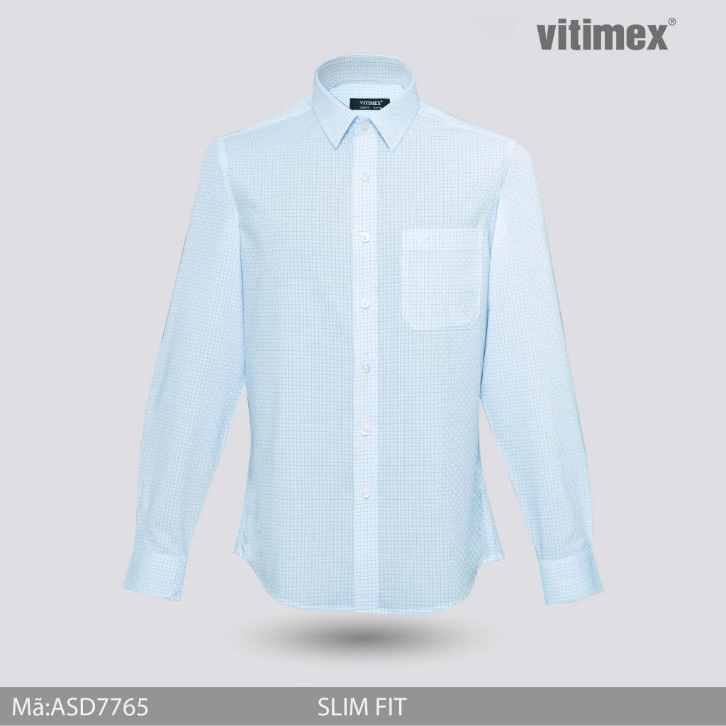 Áo Sơ Mi Dài Tay Dáng Ôm SlimFit ASD7765