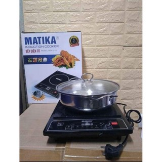 Bếp từ makita tặng kèm nồi lẩu + chảo 18cm