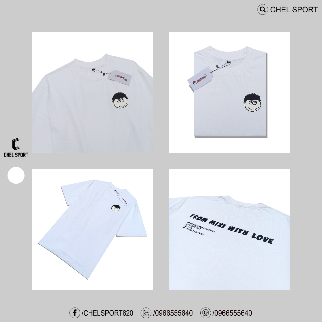 Áo thun Độ Mixi 100% cotton