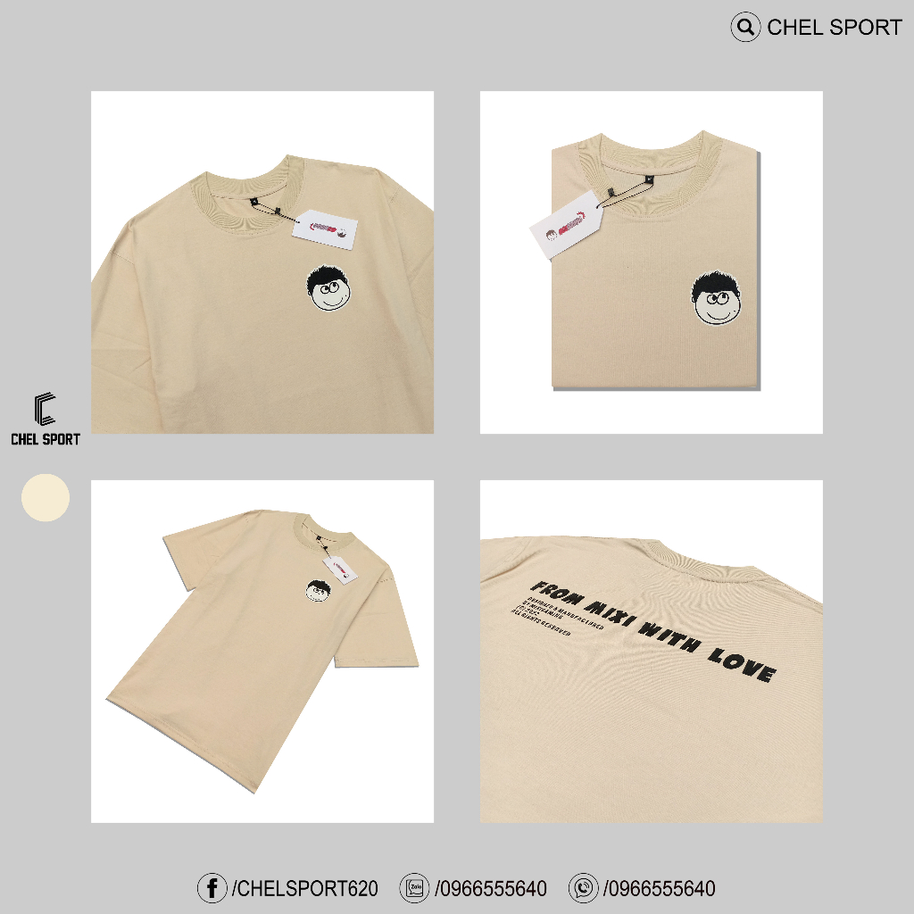 Áo thun Độ Mixi 100% cotton