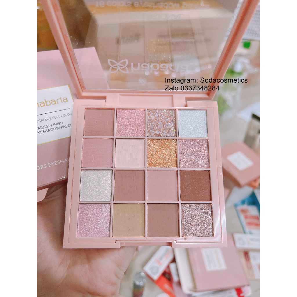 Bảng phấn mắt Habaria Pro 16 Colors Eyeshadow Palette 16 Ô