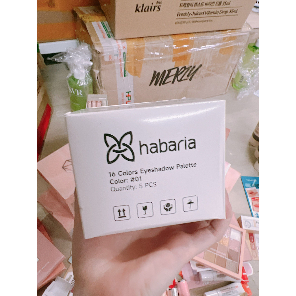Bảng phấn mắt Habaria Pro 16 Colors Eyeshadow Palette 16 Ô