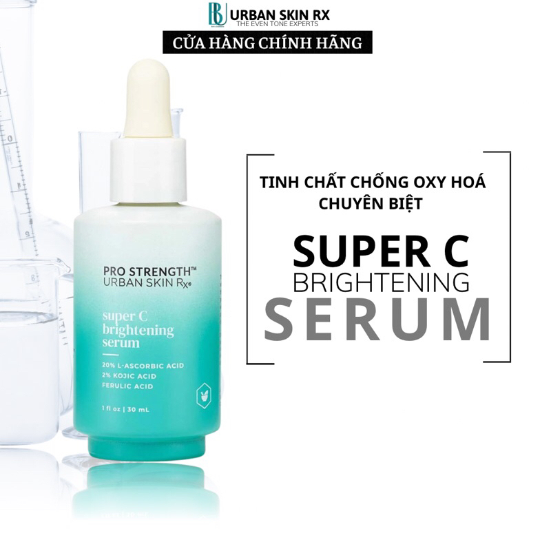Tinh chất Serum Vitamin C Sáng Da Mờ Thâm Nám Urban Skin Rx Super C Brightening Serum 30ml