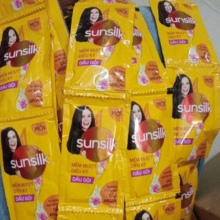 dây gội, xả sunsilk 10 gói