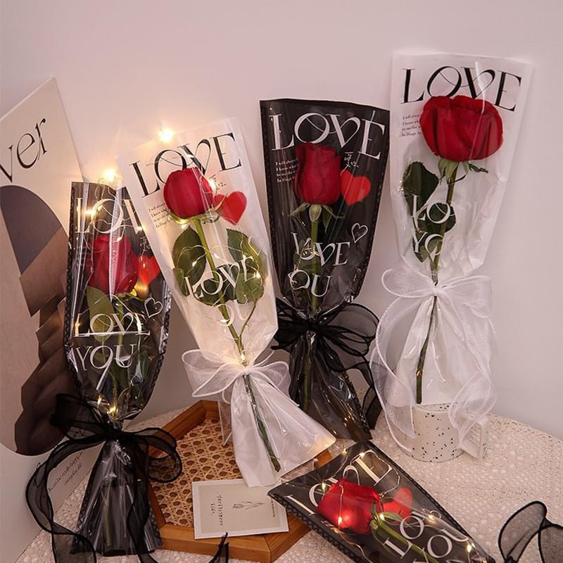 Túi Đựng 1 Bông Chữ Love Tập 10 Cái