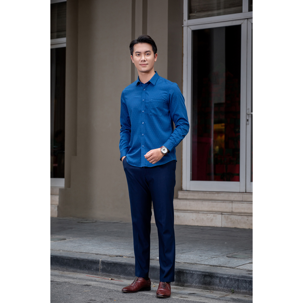 Áo Sơ Mi Dài Tay Dáng Ôm SlimFit ASD7738