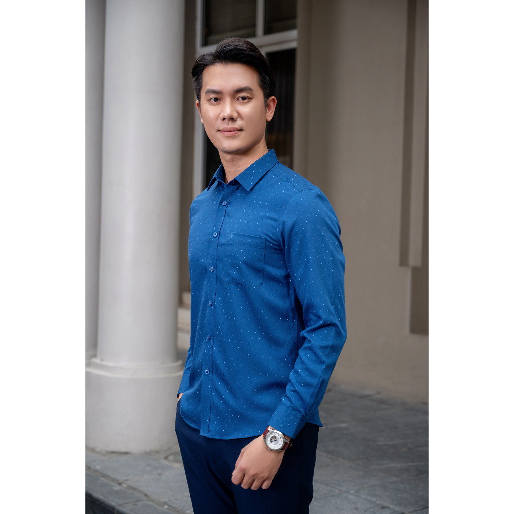 Áo Sơ Mi Dài Tay Dáng Ôm SlimFit ASD7738
