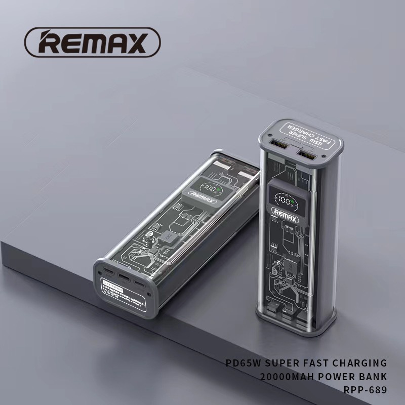 Pin Dự Phòng Sạc Nhanh Remax RPP-689 20.000mAh