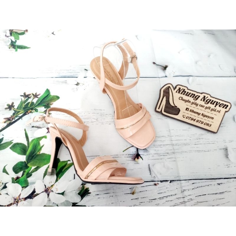 Sandals gót nhọn , gót 8 phân
