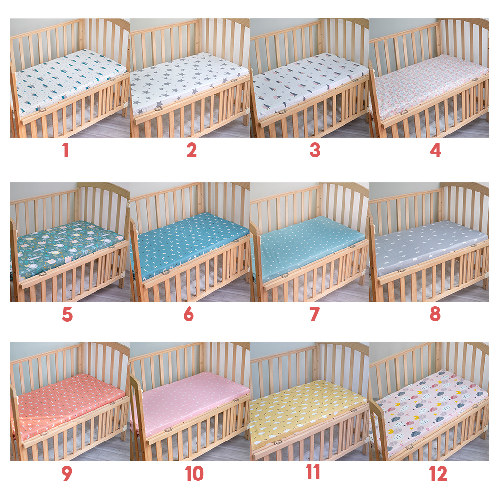 Ga cũi cho bé ga trải giường cho bé Runa Kids chất liệu Cotton Hàn 100% cao cấp mềm mịn thoáng mát an toàn cho da bé