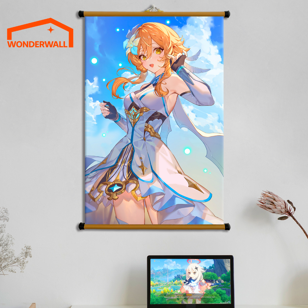Poster Vải Treo Tường Decor - Genshin Impact - bộ 3
