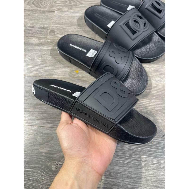 Dép thời trang nam quai ngang DG đế cao su mang êm chân mẫu hot 2023