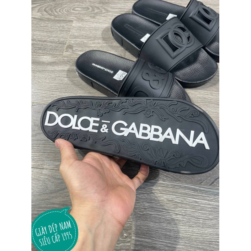 Dép thời trang nam quai ngang DG đế cao su mang êm chân mẫu hot 2023