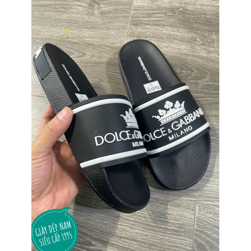 Dép thời trang nam quai ngang DG đế cao su mang êm chân mẫu hot 2023