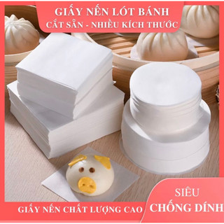 Giấy nến lót bánh bao nhiều cỡ (500 tờ)