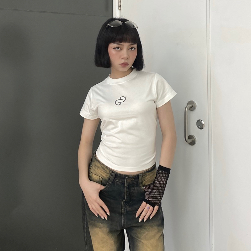 Logo thêu basic 100% COTTON