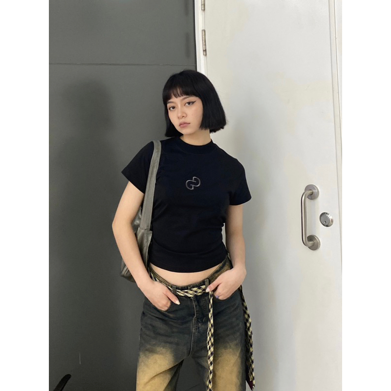 Logo thêu basic 100% COTTON