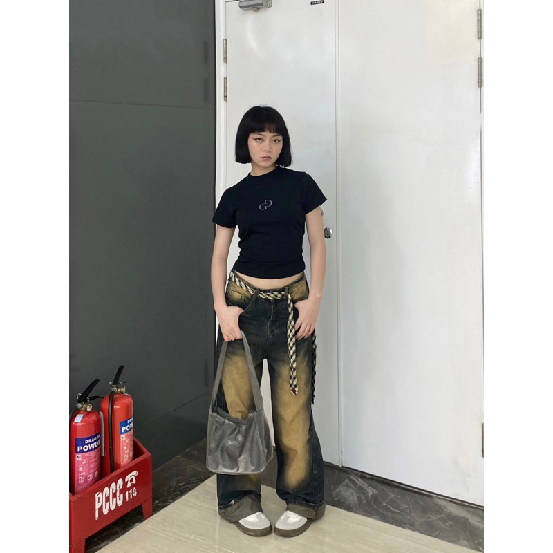 Logo thêu basic 100% COTTON