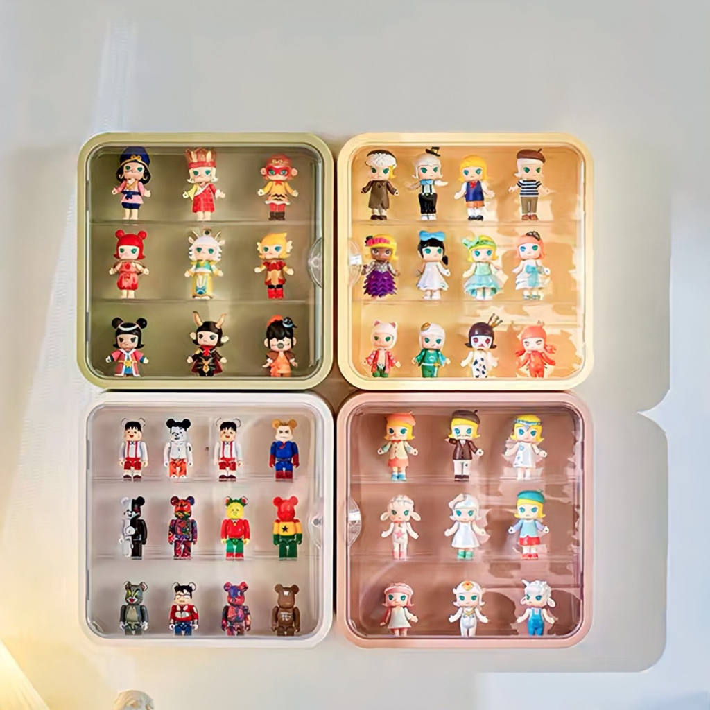 Hộp Trưng Bày Bảo Quản Mô hình Đồ Chơi Nhân Vật Popmart, Dimoo, Arttoy
