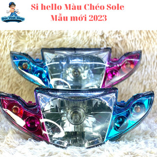 Pha đèn si hello màu sole mẫu mới 2023 gắn cho sirius 50 - sirius 110