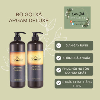 Dầu gội xả argan deluxe macadamia  hàng chính hãng công ty cam kết chuẩn 100%