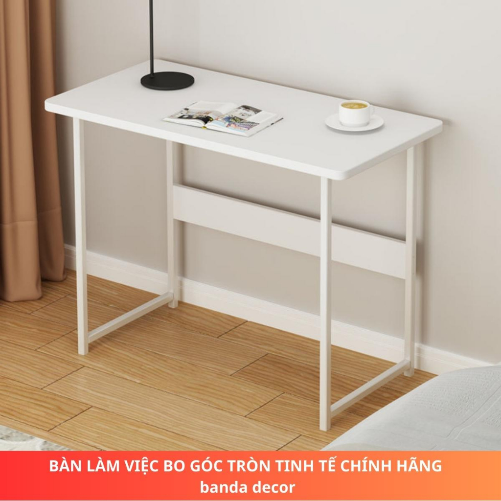 Bàn làm việc học tập mặt bàn Bo Góc Tròn Tinh Tế, bàn văn phòng, bàn để máy tính, giá rẻ, Chính Hãng mẫu Bàn LV01