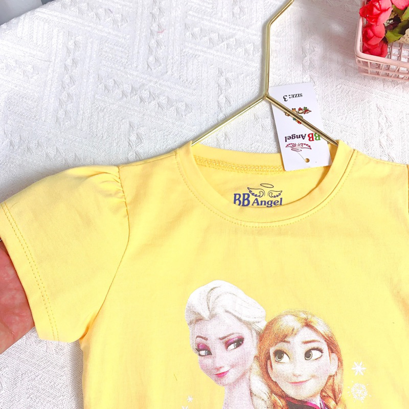 Sét váy Elsa cotton co giãn 4 chiều cao cấp cho bé gái