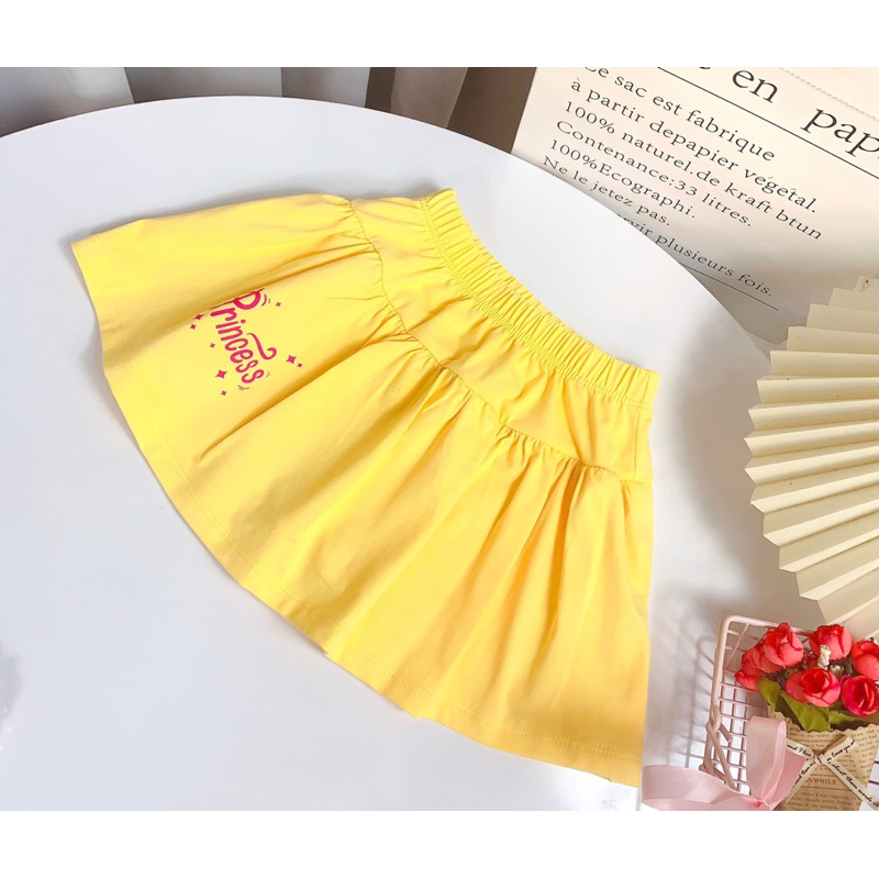 Sét váy Elsa cotton co giãn 4 chiều cao cấp cho bé gái
