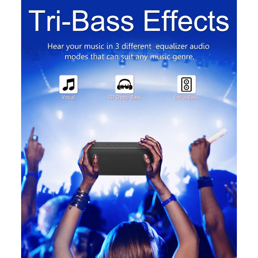 Loa bluetooth Xdobo X8 II 60W siêu trầm, âm thanh hay, công nghệ USA, ghép loa TWS trải nghiệm Stereo và chống nước IPX5