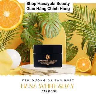 (Chính hãng 💯%-Date 2026) KEM NGÀY HANAYUKI DƯỠNG TRẮNG DA CHỐNG NẮNG-HANA WHITE & DAY