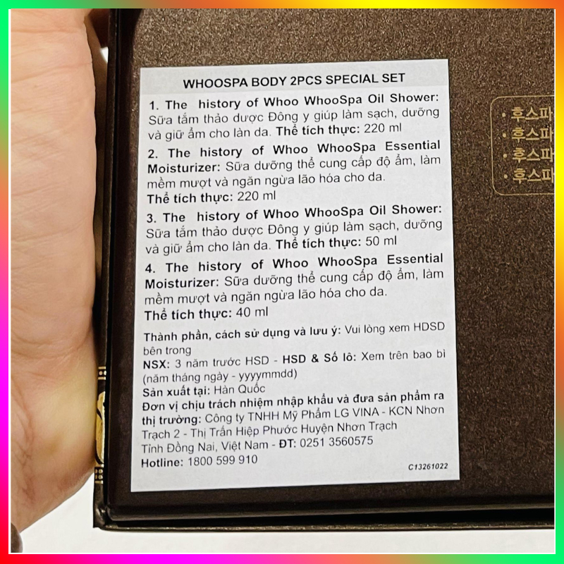 Bộ kem chống nắng đông y cao câp Whoo Fresh Sun Cream SPF 50+++