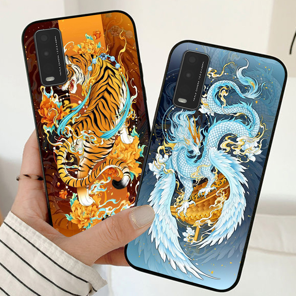 Ốp lưng vivo y20 / v2027 , vivo y20s , vivo y12s in hình con giáp tý sửu dần mão thìn tị ngọ mùi