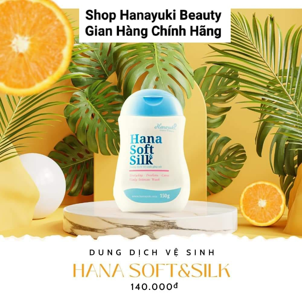 (Chính hãng-Date 2025) DUNG DỊCH VỆ SINH HANAYUKI HANA SOFT&SILK