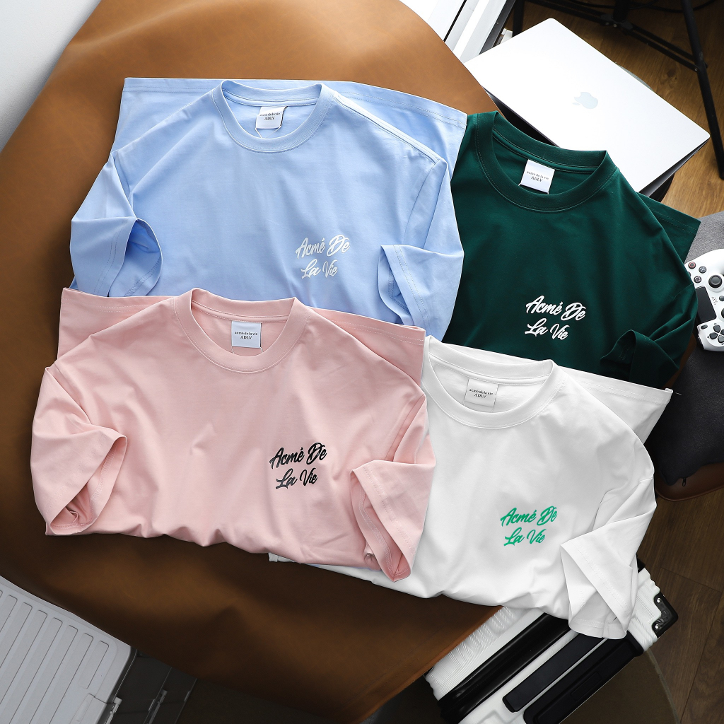 [OVER SIZE ] Áo thun thời trang unisex tay lỡ, chất thun cotton dày mịn, logo in lụa SS23