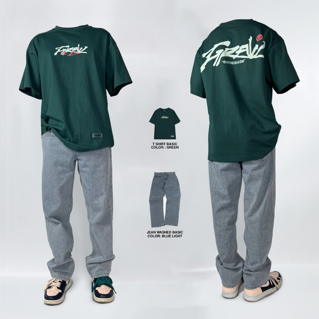 Áo Thun Nhiều Màu Tay Lỡ Oversized GRAW / 5 Màu