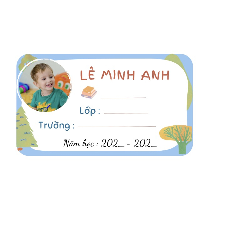 In Giá Rẻ Nhãn Vở Theo Yêu Cầu Nhãn Vở In Ảnh Sticker In Ảnh Góc Học Tập
