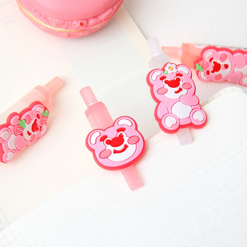 Bút Chì Kim Gấu Dâu Lotso Hot Trend Cute 0.5 Dụng Cụ Đồ Dùng Học Sinh Viên Văn Phòng