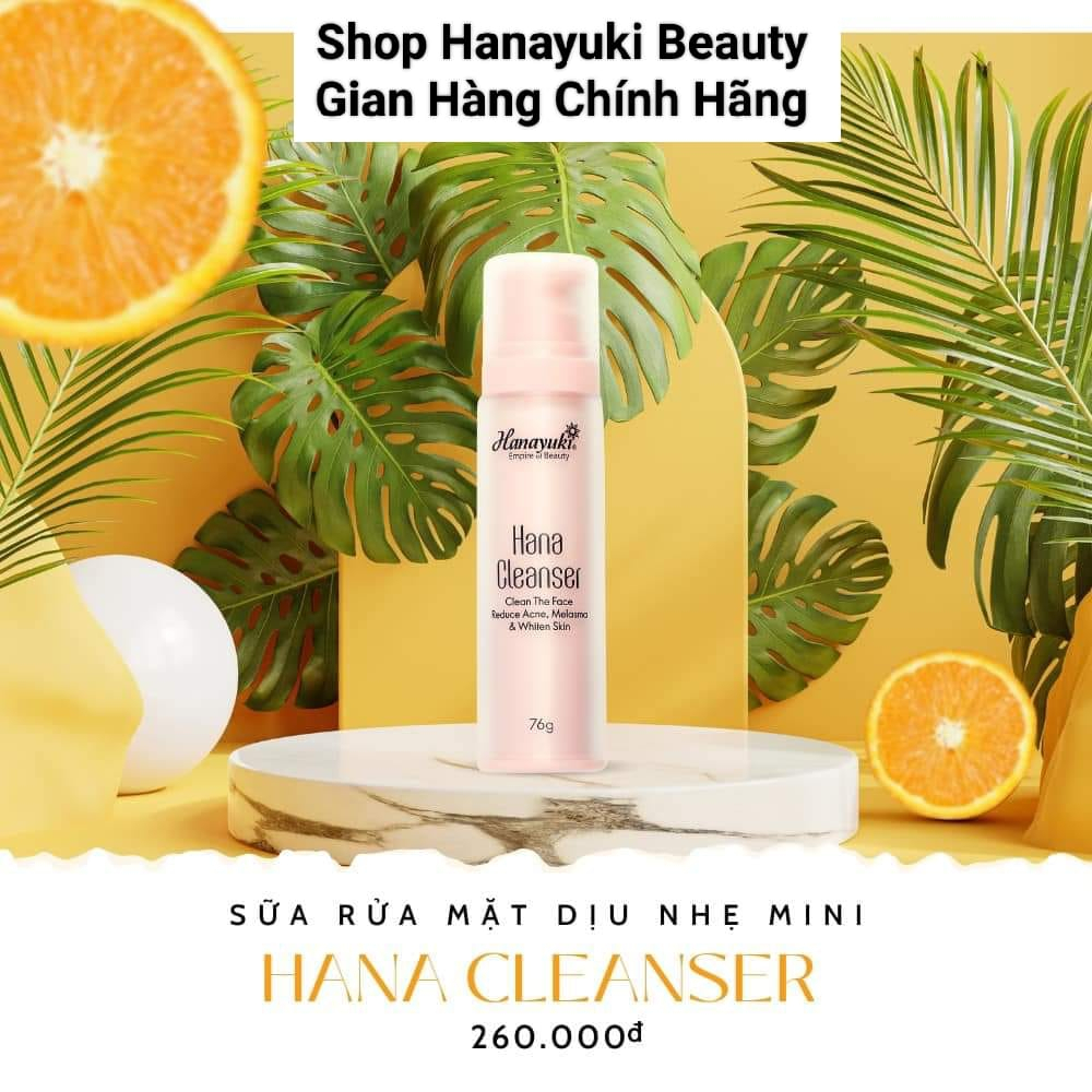 (Chính hãng-Date 2025) SỮA RỬA MẶT KHÔNG BỌT MINI HANAYUK-HANA CLEANSER MINI