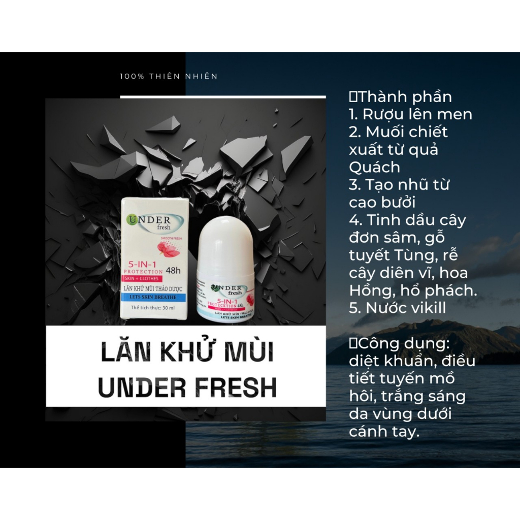 lăn khử mùi (giảm thâm, hạn chế mồ hôi,trắng sáng,không vàng áo) | BigBuy360 - bigbuy360.vn