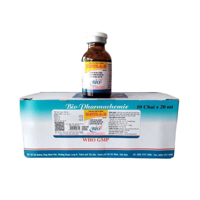 Giải độc gan Bio Hepatol+ B12 cho gà lọ