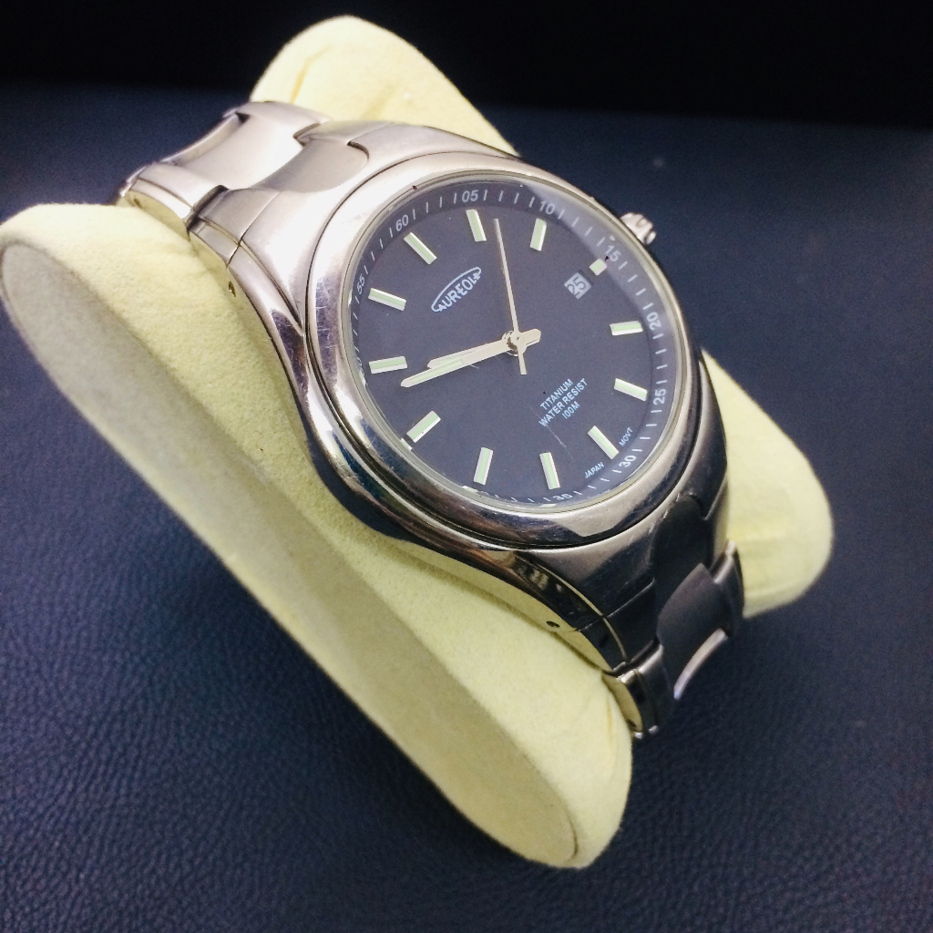 Đồng hồ nam Aureole Titanium Nhật