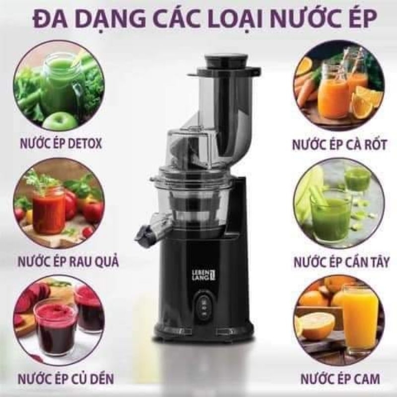 Máy Ép Trái Cây Lebenlang LBSS0404 Dung Tích 1000ml, Công Suất 200W
