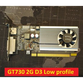 Card màn hình gt730 2g d3 low profile. vga bo lùn gt 730 cũ, card đồ hoạ gt730 tháo máy