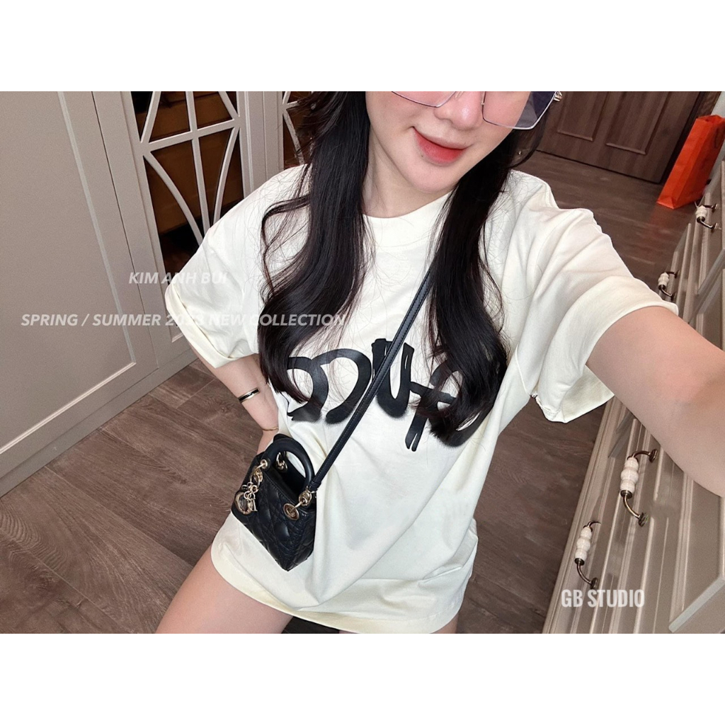 Áo thun tay lỡ ɢᴜᴄᴄɪ uinsex, Áo phông from rộng hàng quảng châu cao cấp, Hàng loại 1 - NP05 | BigBuy360 - bigbuy360.vn