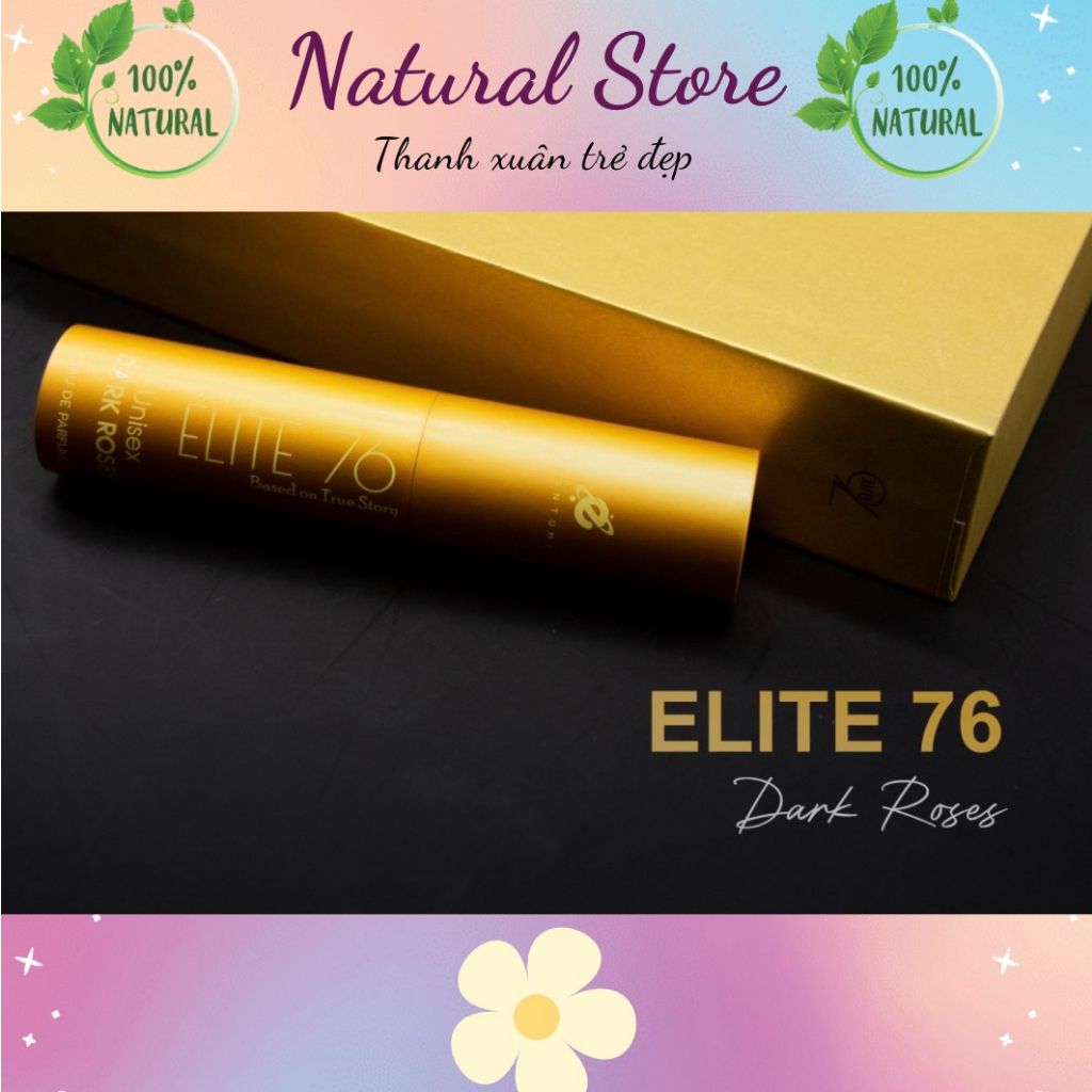 NƯỚC HOA ÉLITE 76 DARK ROSES, HƯƠNG HOA THƠM LÂU QUYẾN RŨ, BÍ ẨN