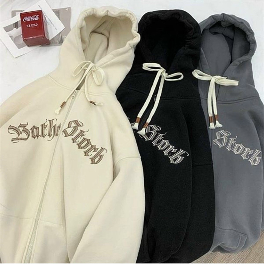 Áo Hoodie Nỉ Ngoại thêu Bothe Stock - Áo Khoác Nỉ nam nữ Unisex